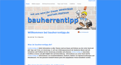 Desktop Screenshot of bauherrentipp.de